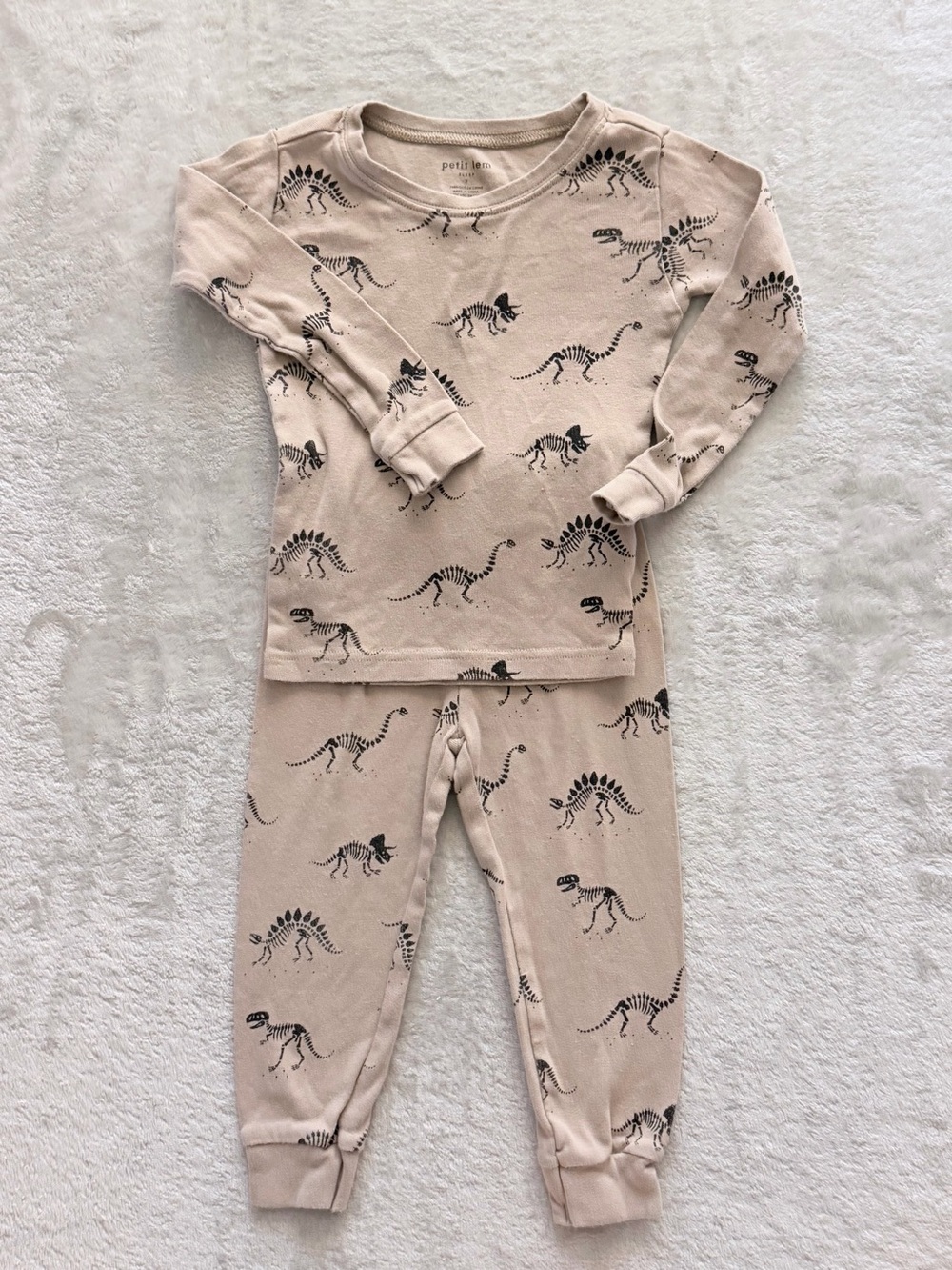 Petit Lem Dinosaur Pajama Set Size 2 Cotton 2-Piece PJs